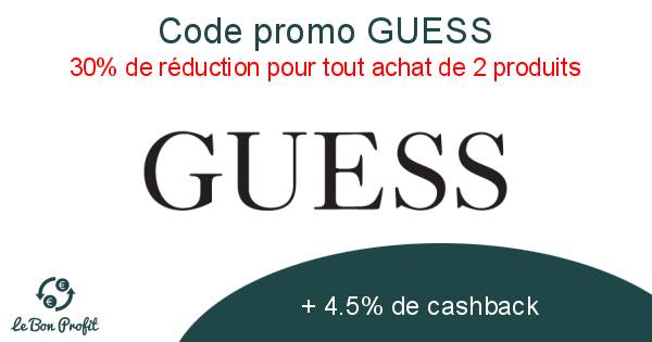 Code promo GUESS