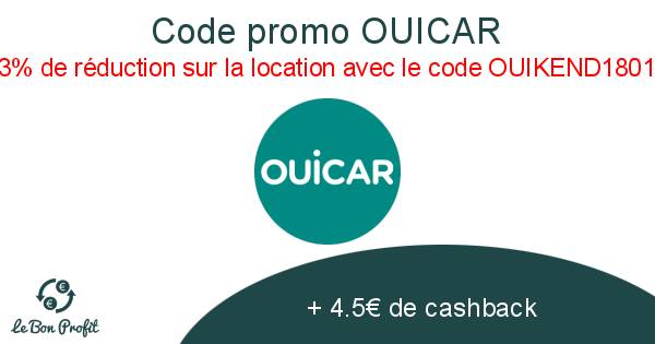 Code promo OUICAR