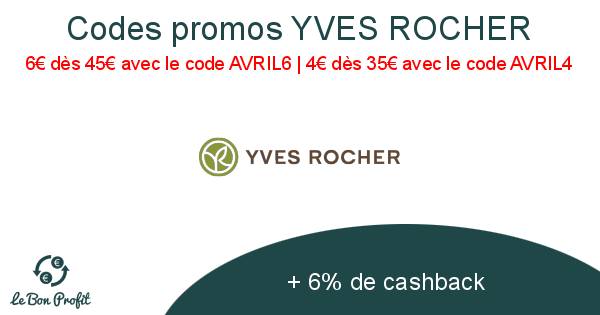 Code promo YVES ROCHER